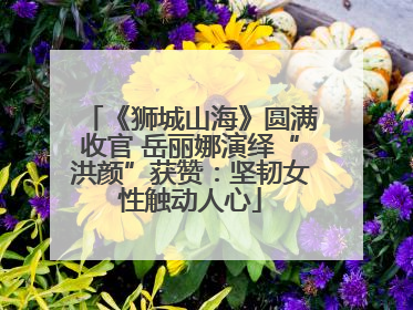 《狮城山海》圆满收官 岳丽娜演绎“洪颜”获赞：坚韧女性触动人心