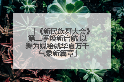 《新民族舞大会》第二季焕新启航 以舞为媒绘就华夏万千气象新篇章