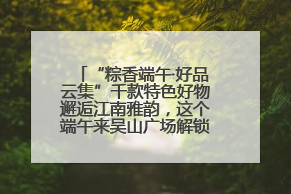 “粽香端午·好品云集”千款特色好物邂逅江南雅韵，这个端午来吴山广场解锁“浙里烟火气”
