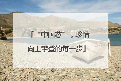 “中国芯”，珍惜向上攀登的每一步