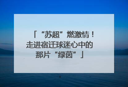 “苏超”燃激情！走进宿迁球迷心中的那片“绿茵”
