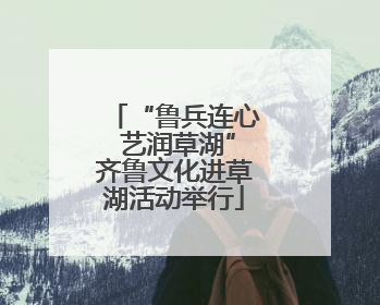 “鲁兵连心 艺润草湖”齐鲁文化进草湖活动举行