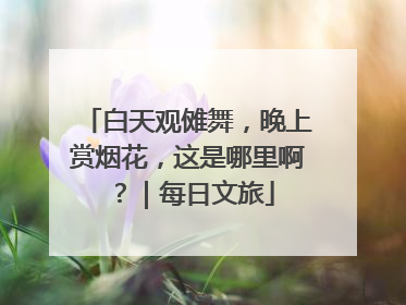 白天观傩舞，晚上赏烟花，这是哪里啊？｜每日文旅