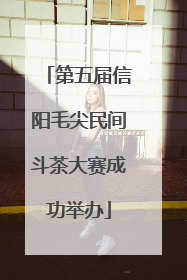 第五届信阳毛尖民间斗茶大赛成功举办