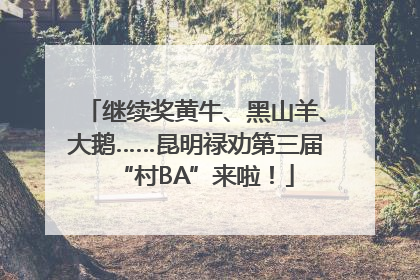 继续奖黄牛、黑山羊、大鹅……昆明禄劝第三届“村BA”来啦！