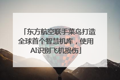 东方航空联手菜鸟打造全球首个智慧机库，使用AI识别飞机损伤