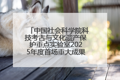 中国社会科学院科技考古与文化遗产保护重点实验室2025年度首场重大成果发布会在京举行
