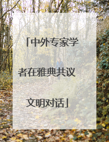 中外专家学者在雅典共议文明对话