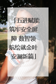 五进赋能筑牢安全屏障 数智领航绘就金叶安澜新篇