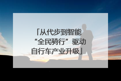从代步到智能 “全民骑行”驱动自行车产业升级