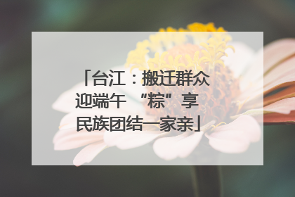 台江：搬迁群众迎端午 “粽”享民族团结一家亲