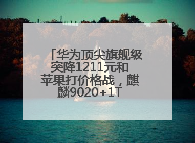 华为顶尖旗舰级突降1211元和苹果打价格战，麒麟9020+1TB+卫星通信！