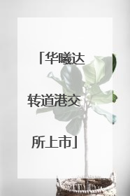 华曦达转道港交所上市