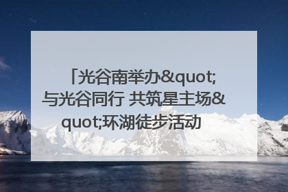 光谷南举办"与光谷同行 共筑星主场"环湖徒步活动 吸引500余名市民参与