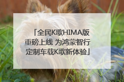 全民K歌HIMA版重磅上线 为鸿蒙智行定制车载K歌新体验