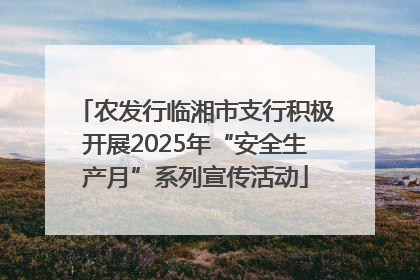 农发行临湘市支行积极开展2025年“安全生产月”系列宣传活动