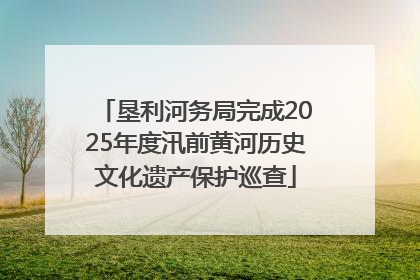 垦利河务局完成2025年度汛前黄河历史文化遗产保护巡查