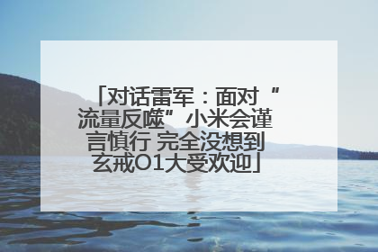 对话雷军：面对“流量反噬”小米会谨言慎行 完全没想到玄戒O1大受欢迎