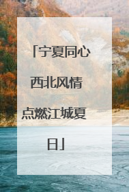 宁夏同心 西北风情点燃江城夏日