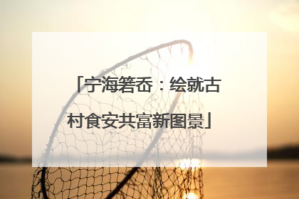 宁海箬岙：绘就古村食安共富新图景