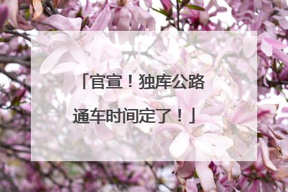 官宣！独库公路通车时间定了！
