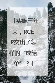 实施三年来，RCEP交出了怎样的“成绩单”？