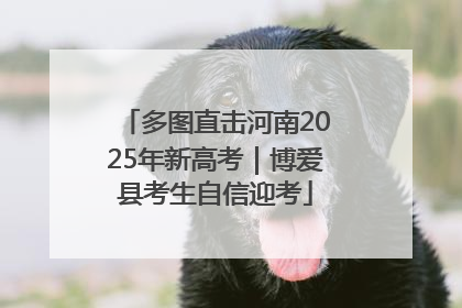 多图直击河南2025年新高考｜博爱县考生自信迎考