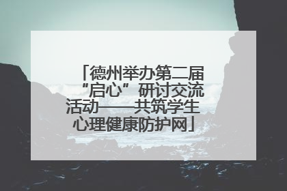 德州举办第二届“启心”研讨交流活动——共筑学生心理健康防护网