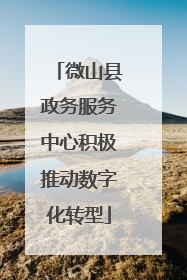 微山县政务服务中心积极推动数字化转型