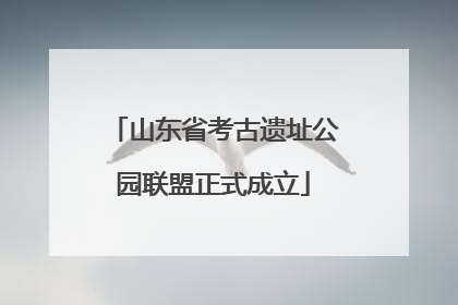 山东省考古遗址公园联盟正式成立