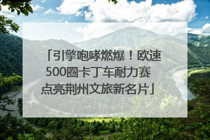 引擎咆哮燃爆！欧速500圈卡丁车耐力赛点亮荆州文旅新名片