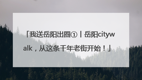我送岳阳出圈①丨岳阳citywalk，从这条千年老街开始！