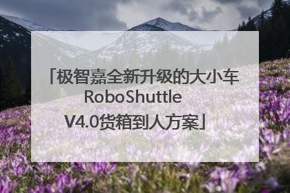 极智嘉全新升级的大小车RoboShuttle V4.0货箱到人方案