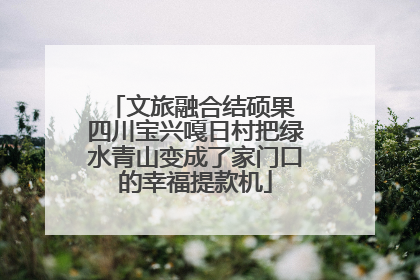 文旅融合结硕果 四川宝兴嘎日村把绿水青山变成了家门口的幸福提款机