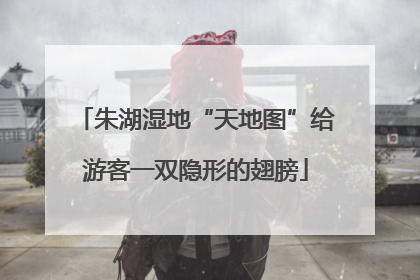 朱湖湿地“天地图”给游客一双隐形的翅膀