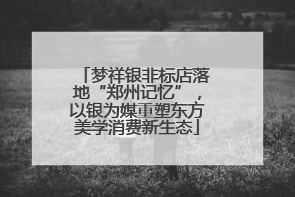 梦祥银非标店落地“郑州记忆”，以银为媒重塑东方美学消费新生态