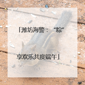 潍坊海警：“粽”享欢乐共度端午