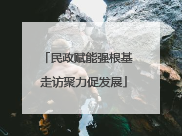 民政赋能强根基 走访聚力促发展