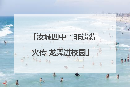 汝城四中：非遗薪火传 龙舞进校园