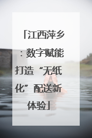 江西萍乡：数字赋能打造“无纸化”配送新体验