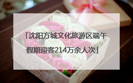 沈阳方城文化旅游区端午假期迎客214万余人次