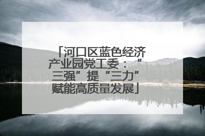 河口区蓝色经济产业园党工委：“三强”提“三力”赋能高质量发展
