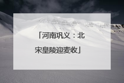 河南巩义：北宋皇陵迎麦收