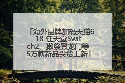 海外品牌加码天猫618 任天堂Switch2、獭祭登龙门等5万款新品尖货上新