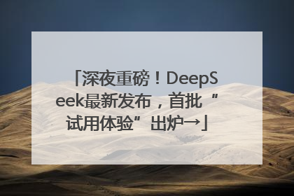 深夜重磅！DeepSeek最新发布，首批“试用体验”出炉→
