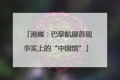 港媒：巴黎航展首现事实上的“中国馆”