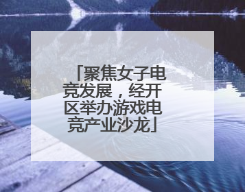 聚焦女子电竞发展，经开区举办游戏电竞产业沙龙