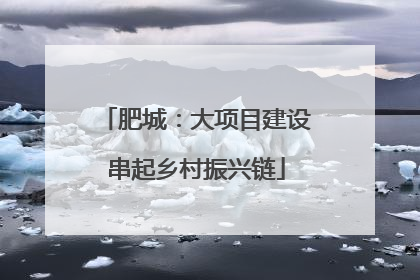 肥城：大项目建设串起乡村振兴链