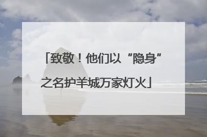 致敬！他们以“隐身”之名护羊城万家灯火