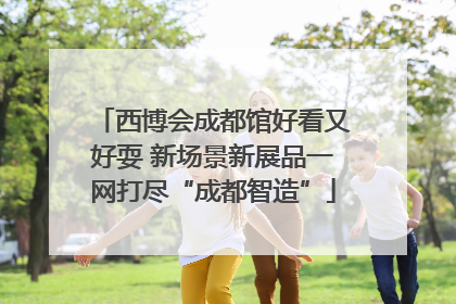 西博会成都馆好看又好耍 新场景新展品一网打尽“成都智造”